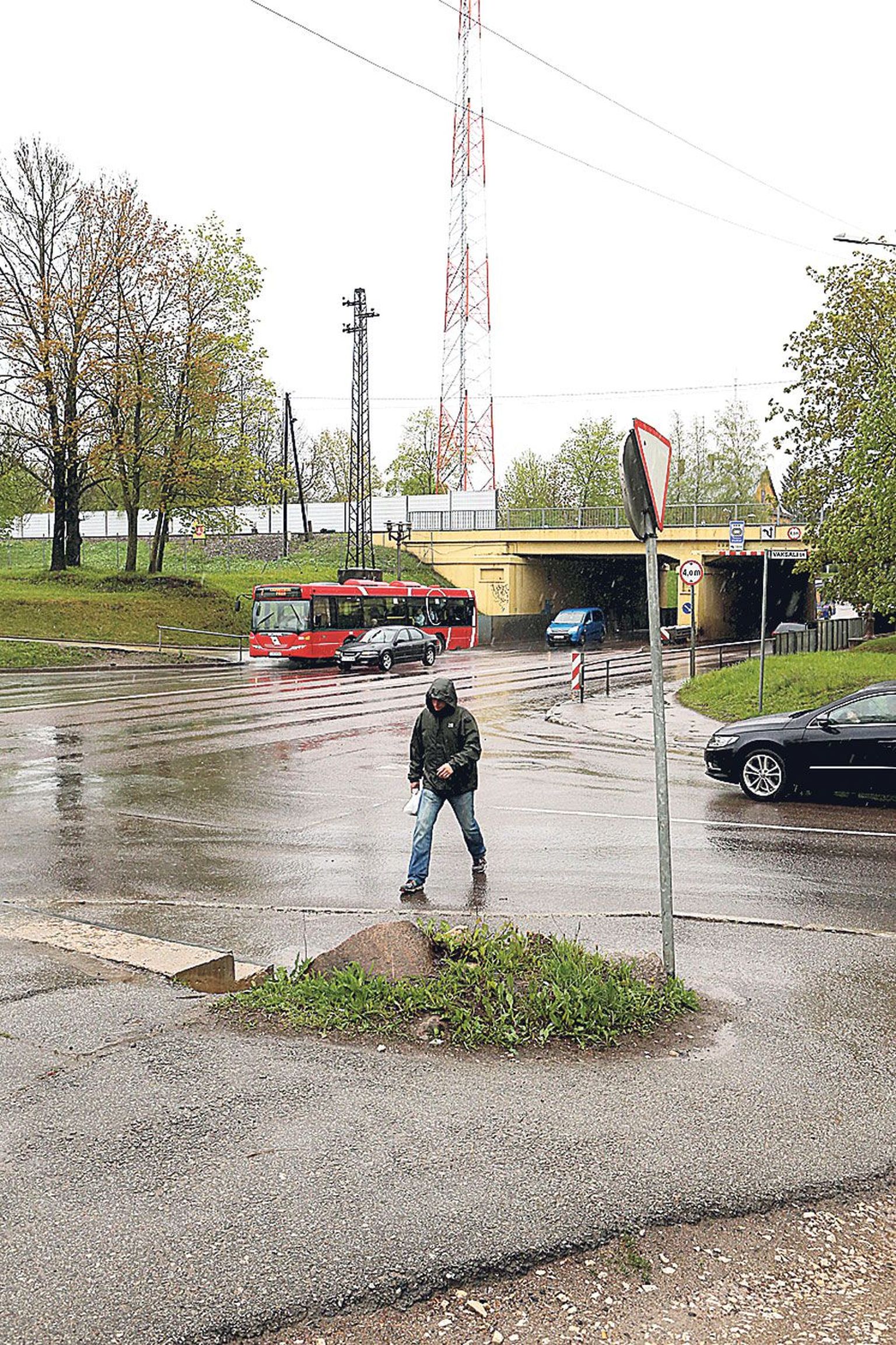 Vaksali-Riia ristmik.