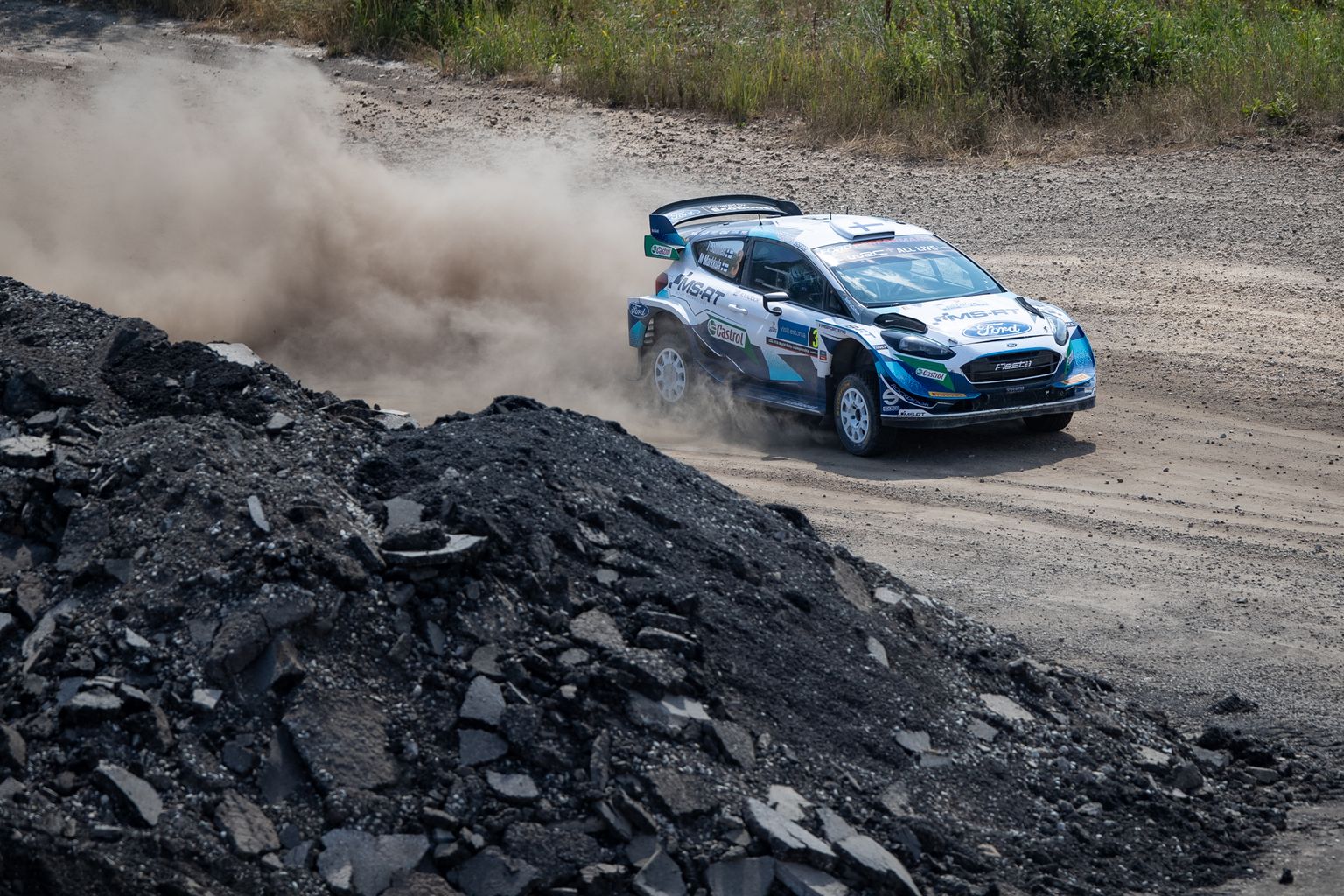M-Spordi sõitja Teemu Suninen Rally Estonial.