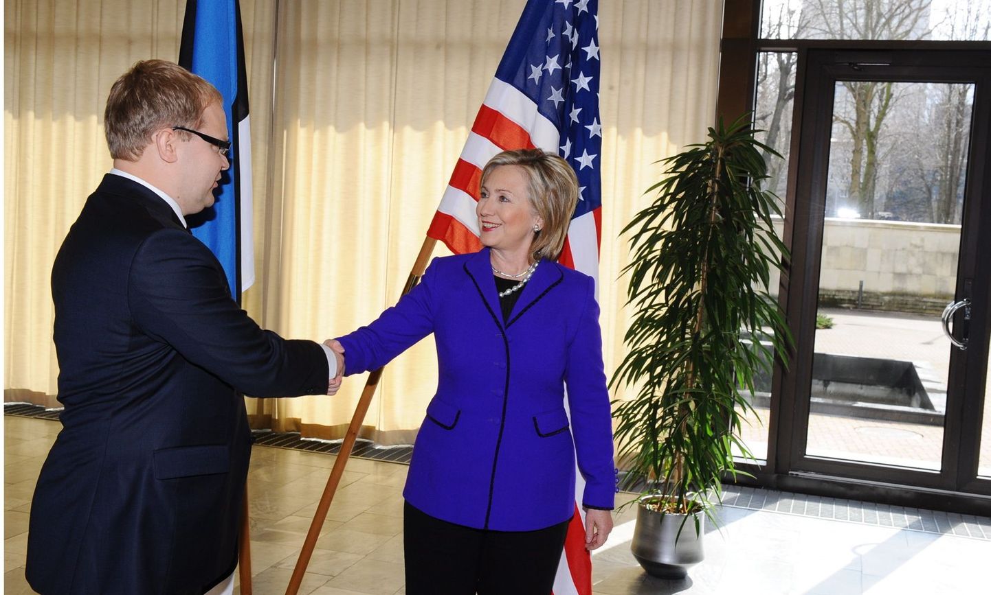Hillary Clinton ja Urmas Paet