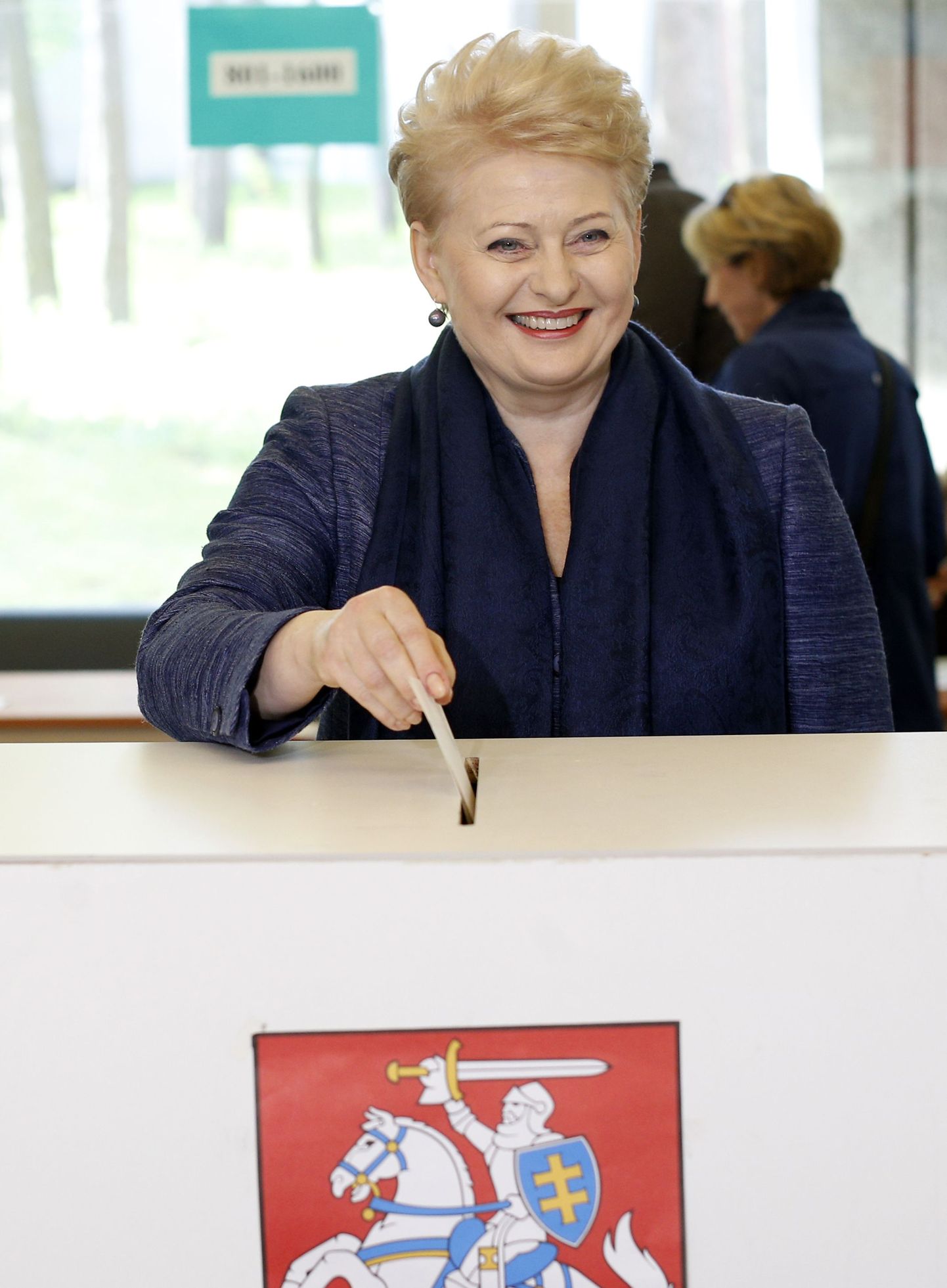Действующий президент Литвы Даля Грибаускайте.