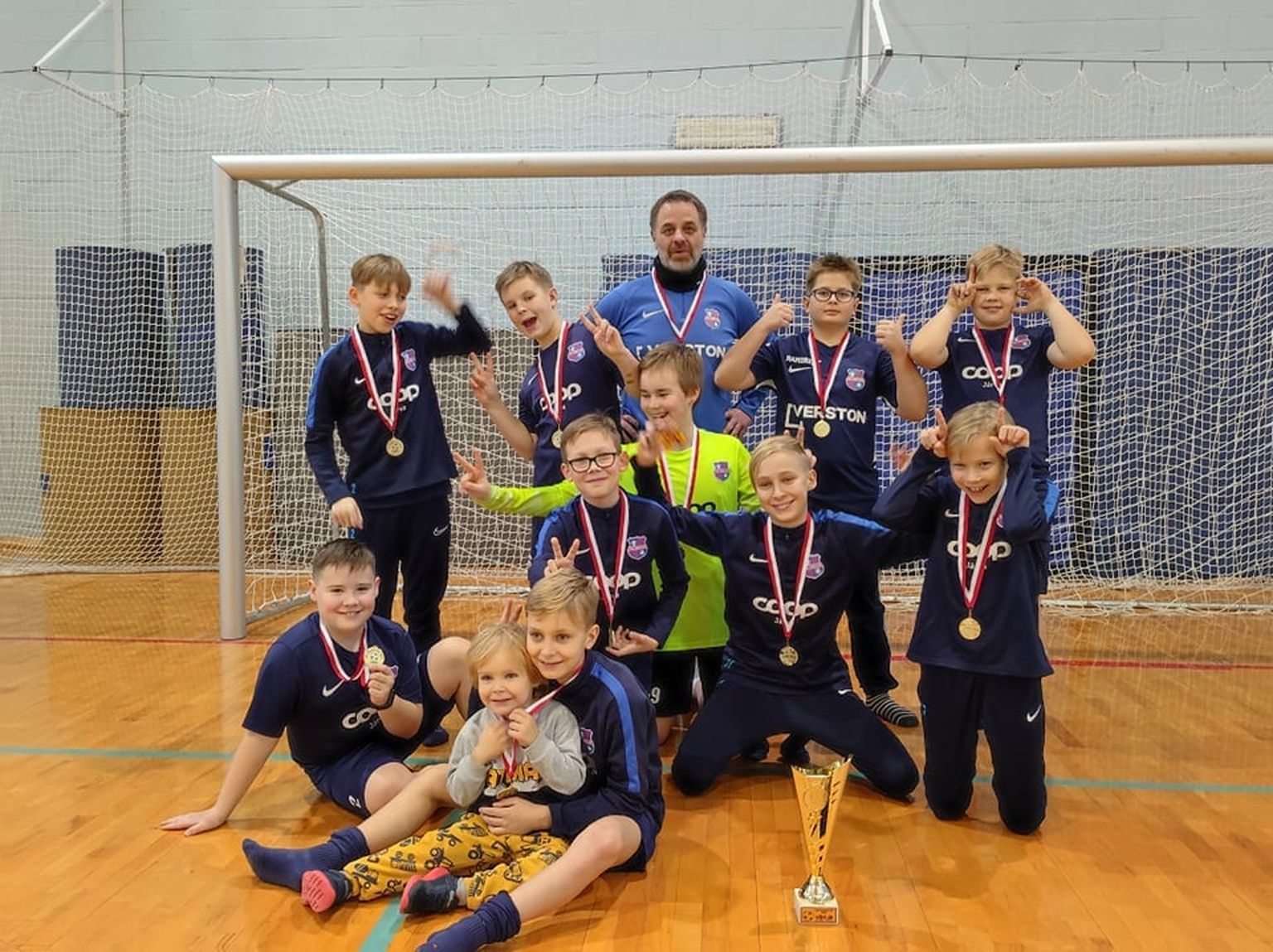 Paide U13 poisid võitsid Põltsamaal kõik vastased ja said tasuks kindla esikoha.