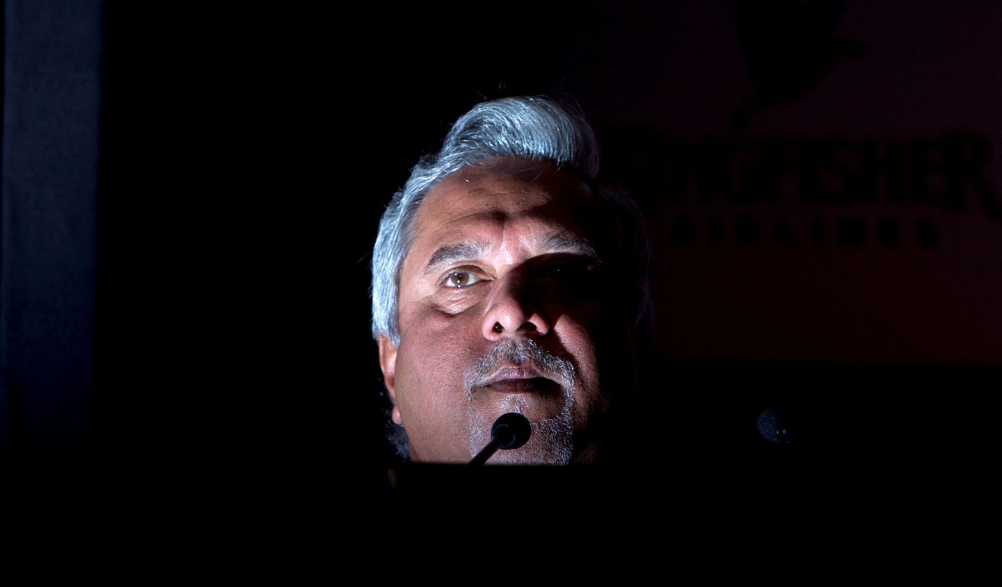 FILE PHOTO: Kingfisher Airlines Chairman Vijay Mallya speaks to the media during a news conference in Mumbai, November 15, 2011.  REUTERS/Vivek Prakash/File Photo     TPX IMAGES OF THE DAY