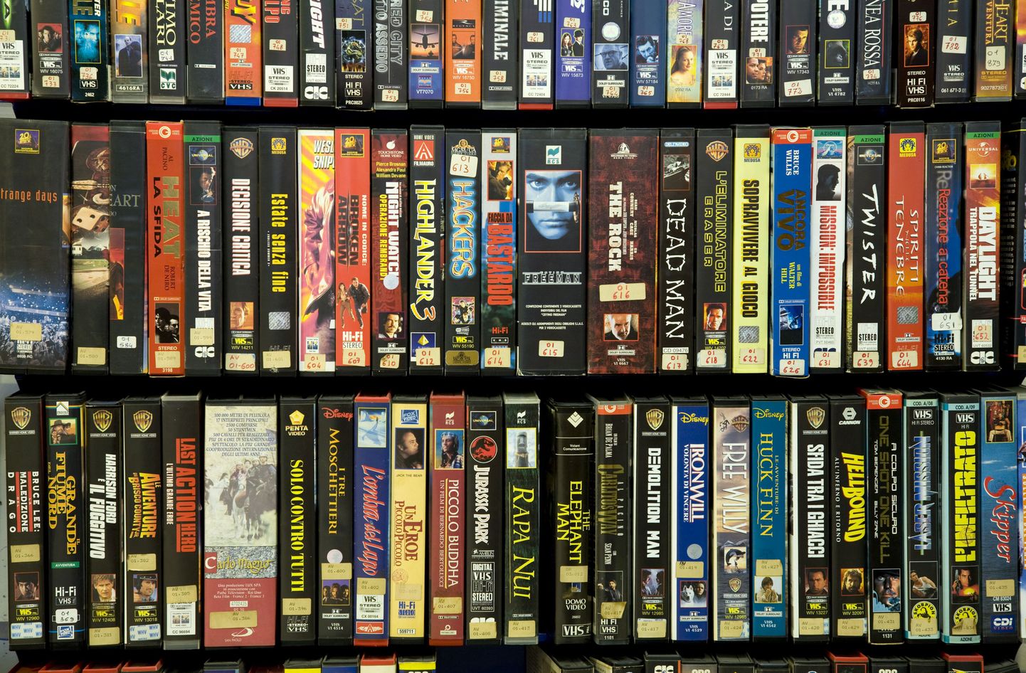 Видеокассеты VHS. Иллюстративное фото.