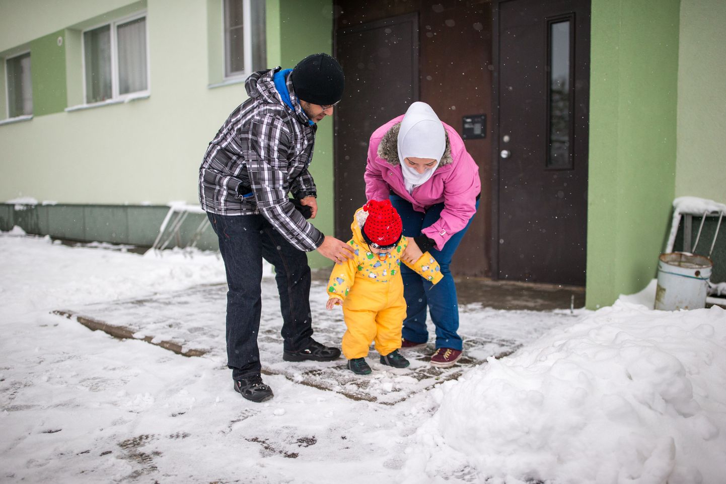 Möödunud sügisel Süüriast Eestisse saabunud perekond elab Järvamaal.