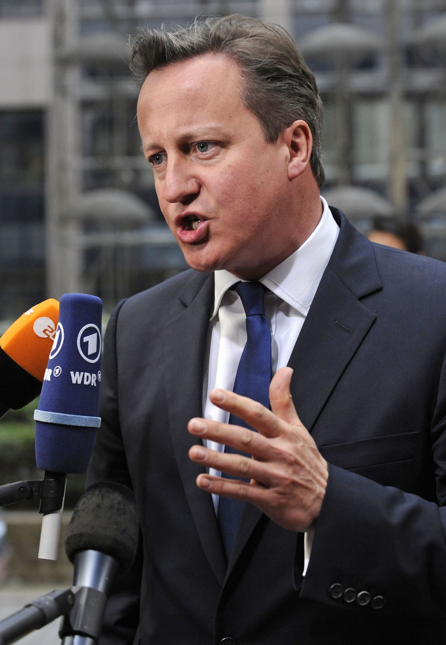 Briti peaminister David Cameron teisipäeval Brüsselis.