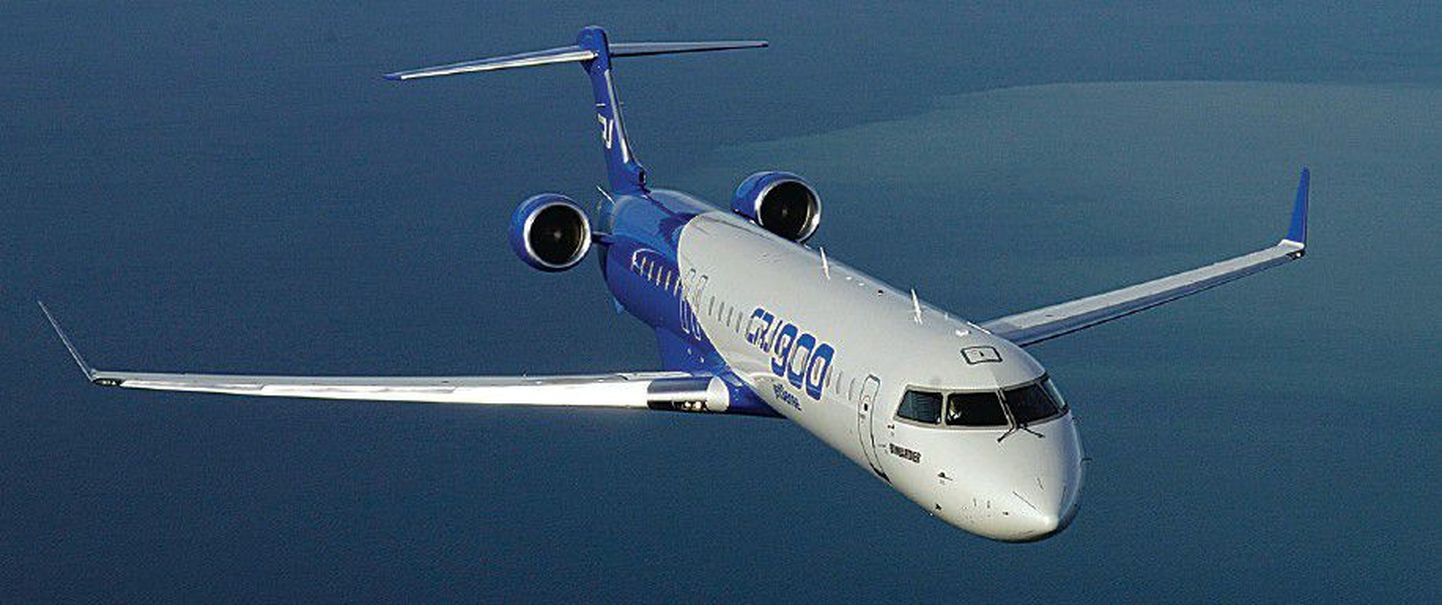 Новый самолет модели Bombardier CRJ900 NextGen стоит около 370 миллионов крон. Эстония должна получить три таких судна.
