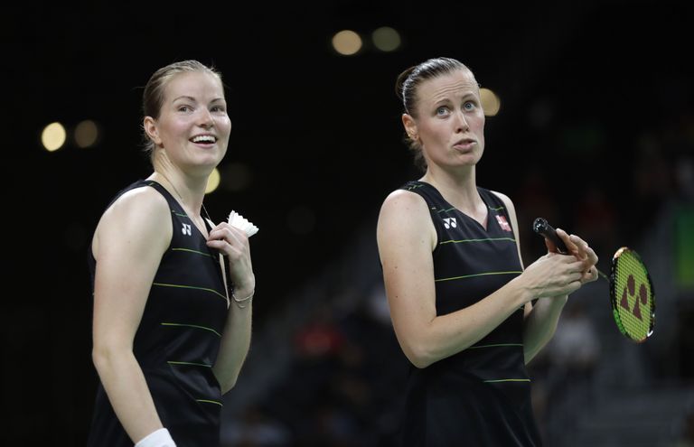 Christinna Pedersen (vasakul) ja Kamilla Rytter Juhl mullustel Rio de Janeiro olümpiamängudel.