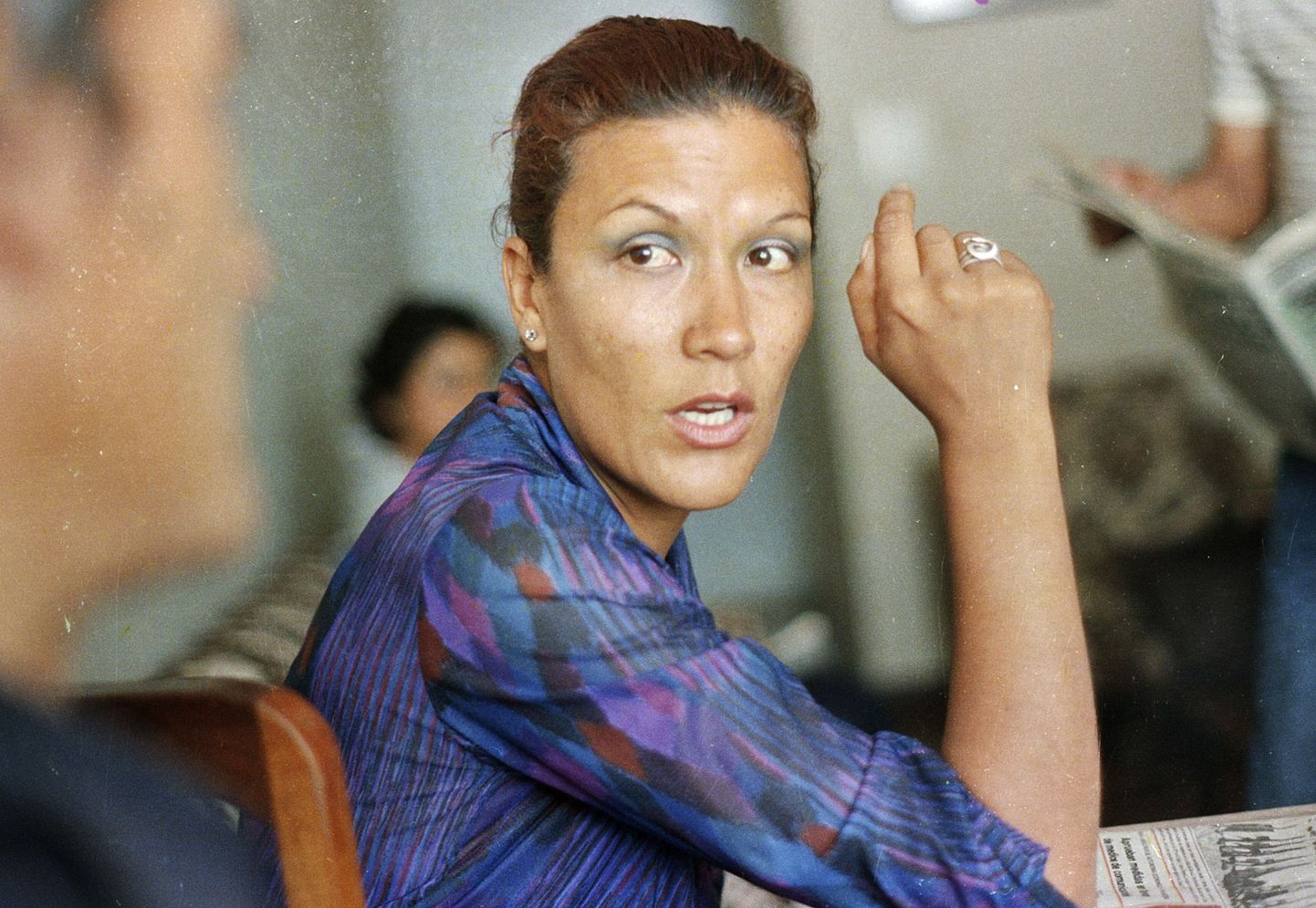 Vicky Pelaez oma kodus Limas 1984. aastal.