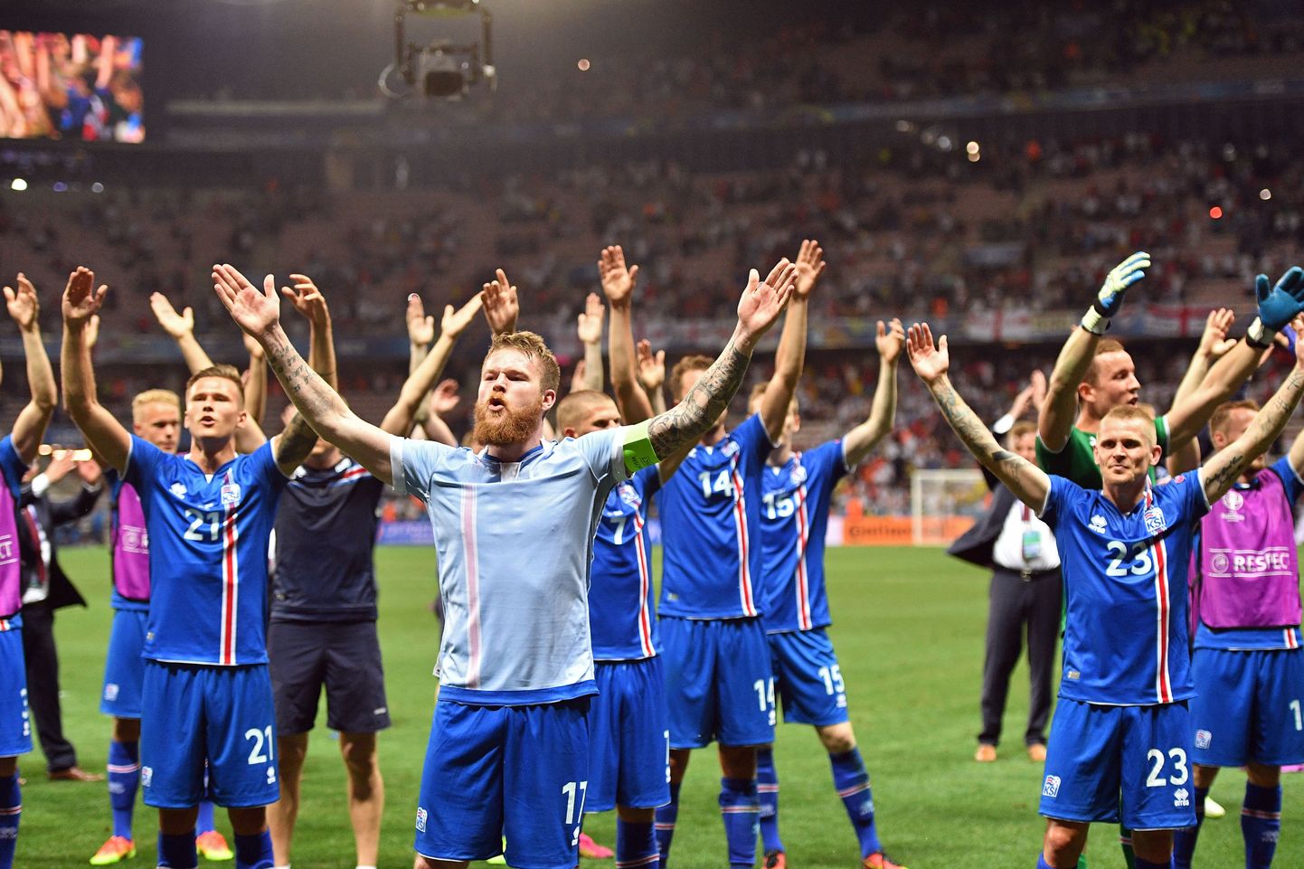Islandi koondise triumf