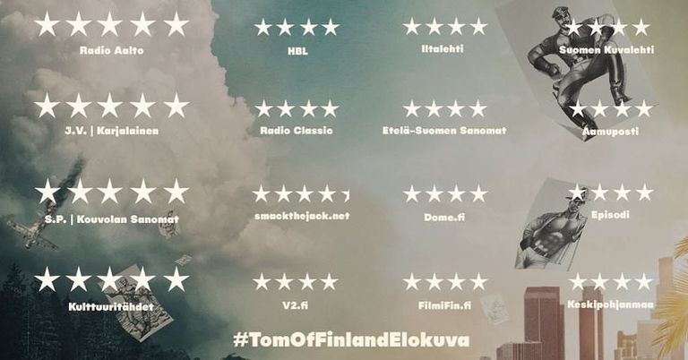 Nii on hinnanud Soome erinevad meediaväljaanded riigi juubeliprogrammi kuuluvat mängufilmi Tom of Finland.