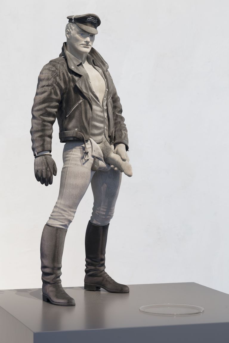 «Janu», Pekka Jylhä koloreeritud 3D print Tom of Finlandi ainetel.
