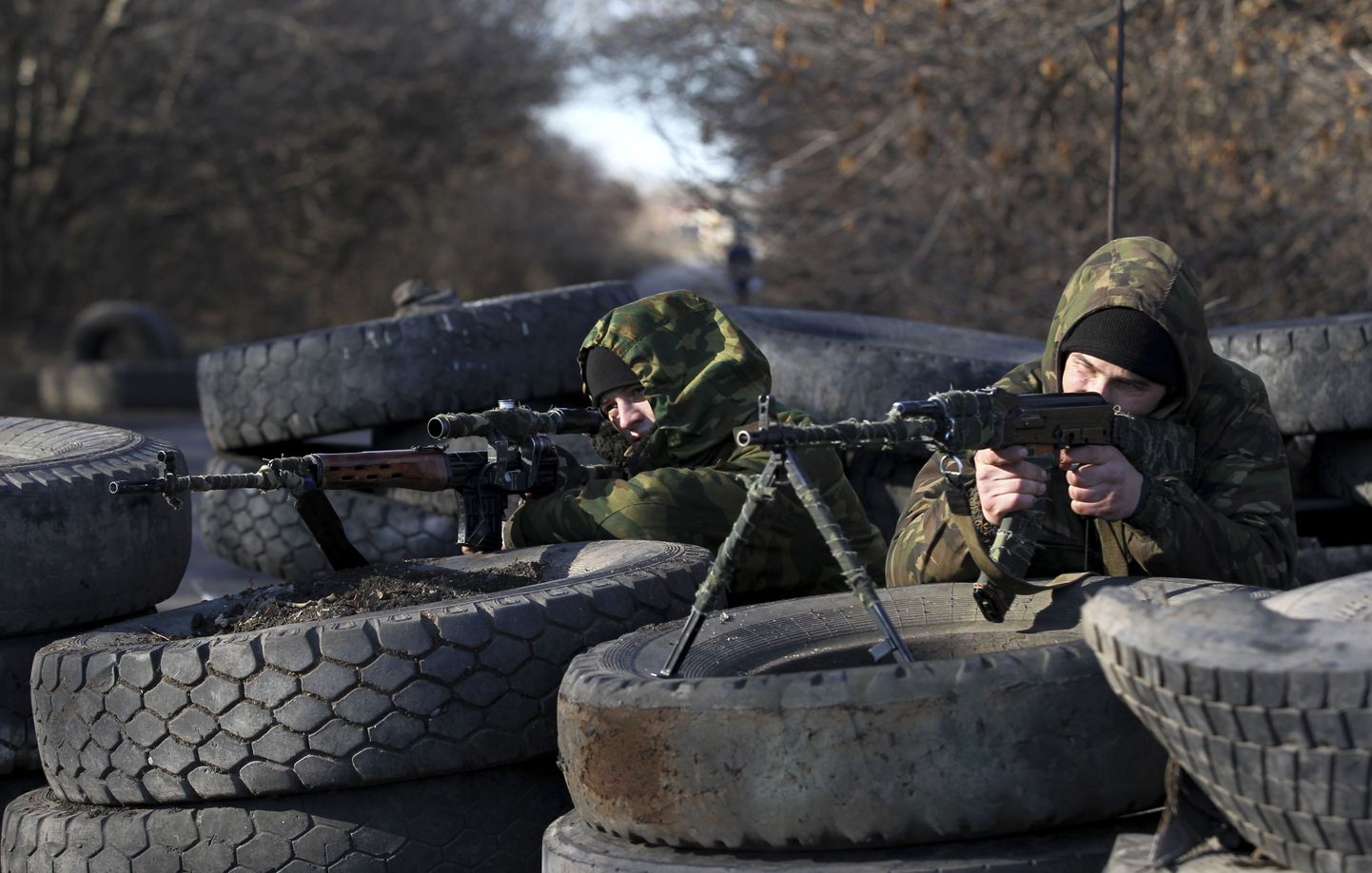 Venemeelsed separatistid Donetski oblastis.
