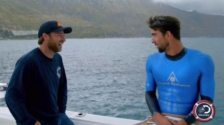 Michael Phelps versus mõrtsukhai