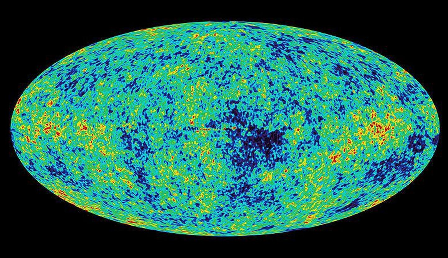 NASA kosmosesondi WMAPi pilt kosmilisest mikrolaine-taustkiirgusest