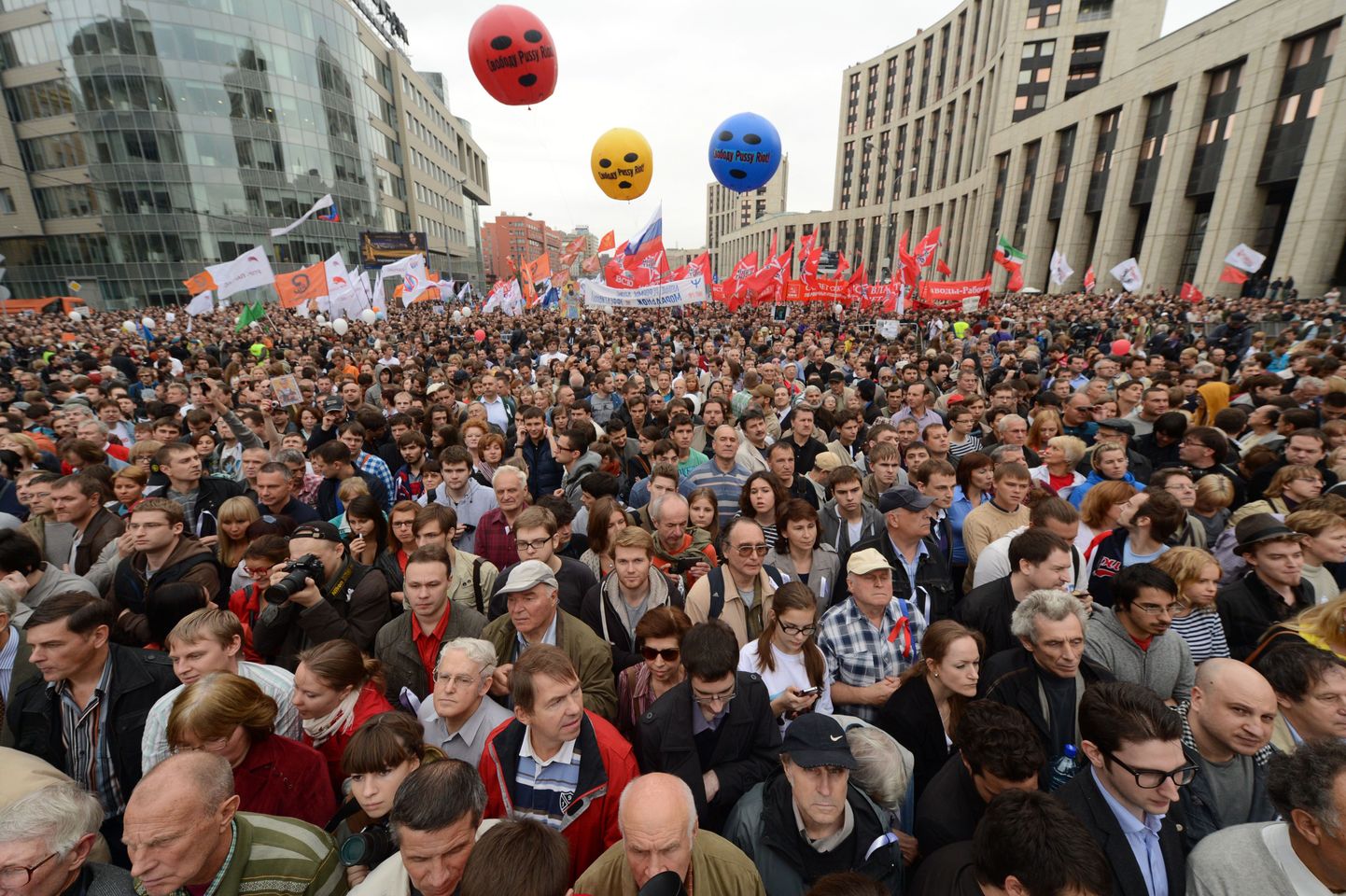 Putini vastane demonstratsioon 2012. aasta septembris Moskvas.