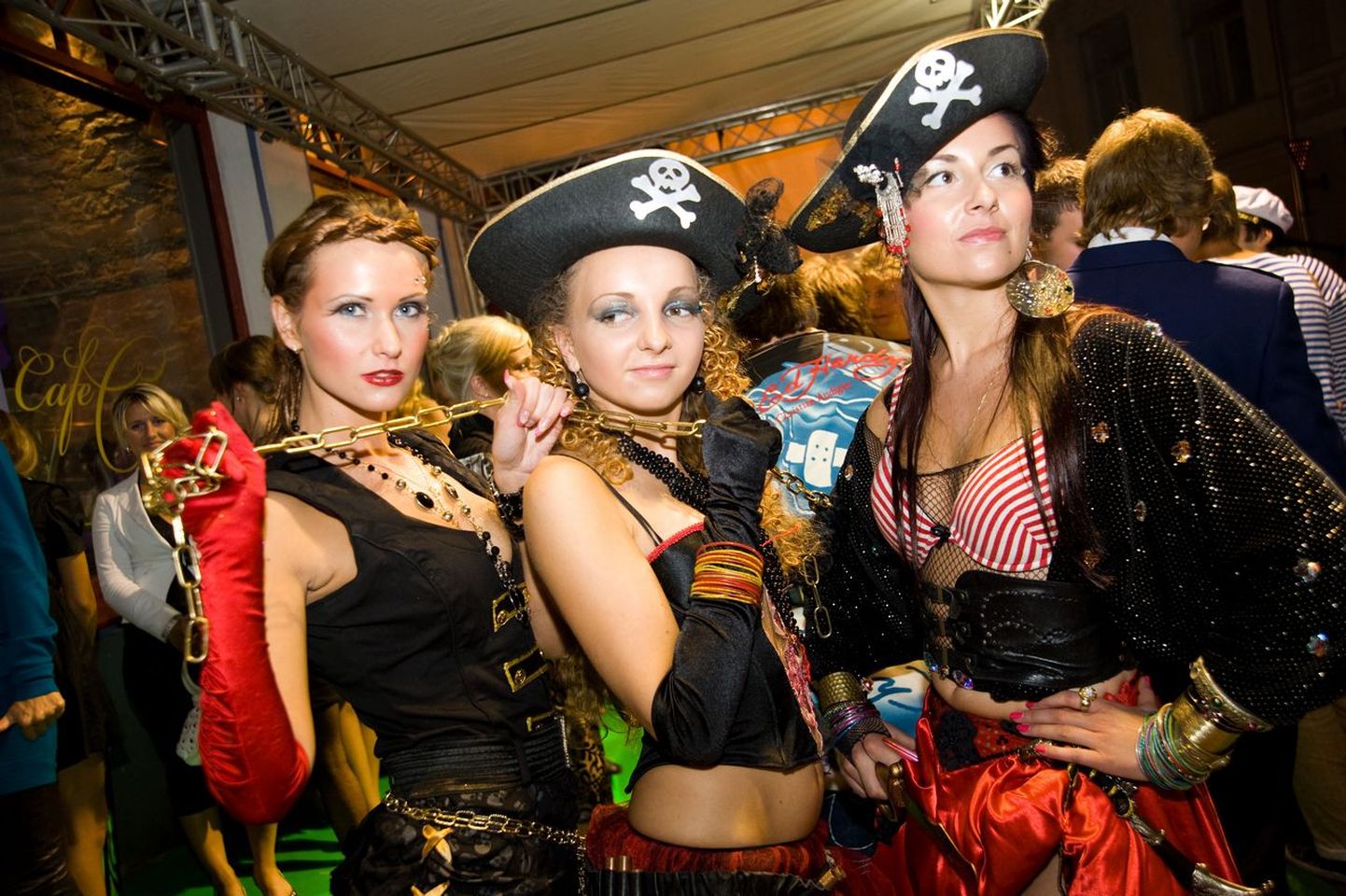 X.O. Club Members Pirate Night.