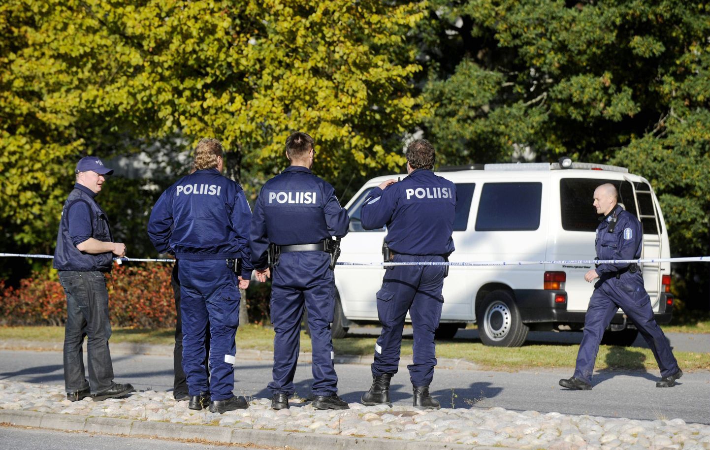 Soome politsei sündmuskohal. Pilt on illustreeriv.