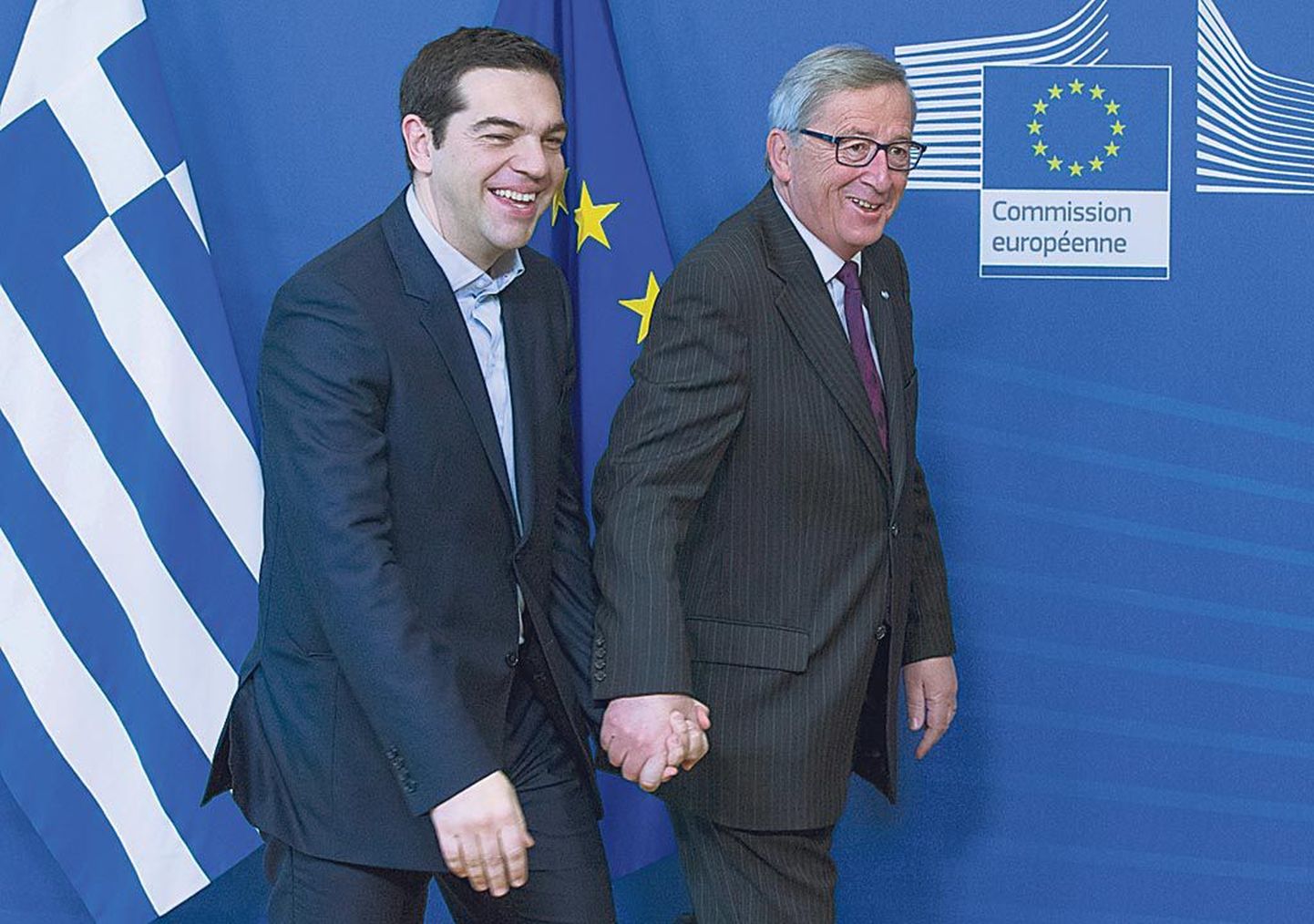 Alexis Tsipras käsikäes Euroopa Komisjoni juhi Jean-Claude Junckeriga: kas Kreeka uus kuvand Euroopa Liidus?