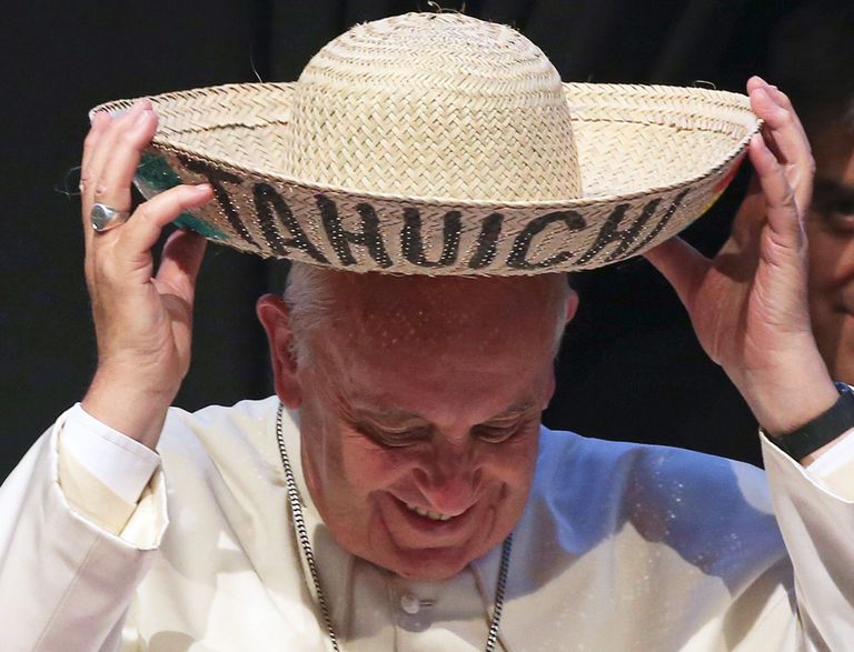 Ladina-Ameerikast pärit paavst Boliivias. Foto: Scanpix