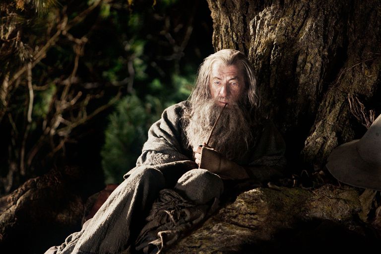 «Sõrmuste isanda» filmide võlur Gandalf (Ian McKellen)