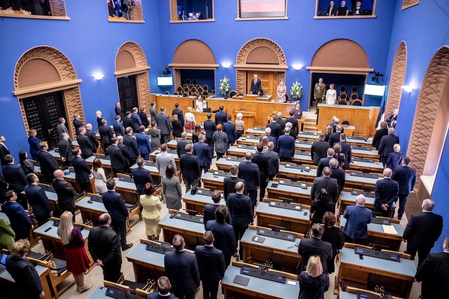 Riigikogu liikmete vande andmine