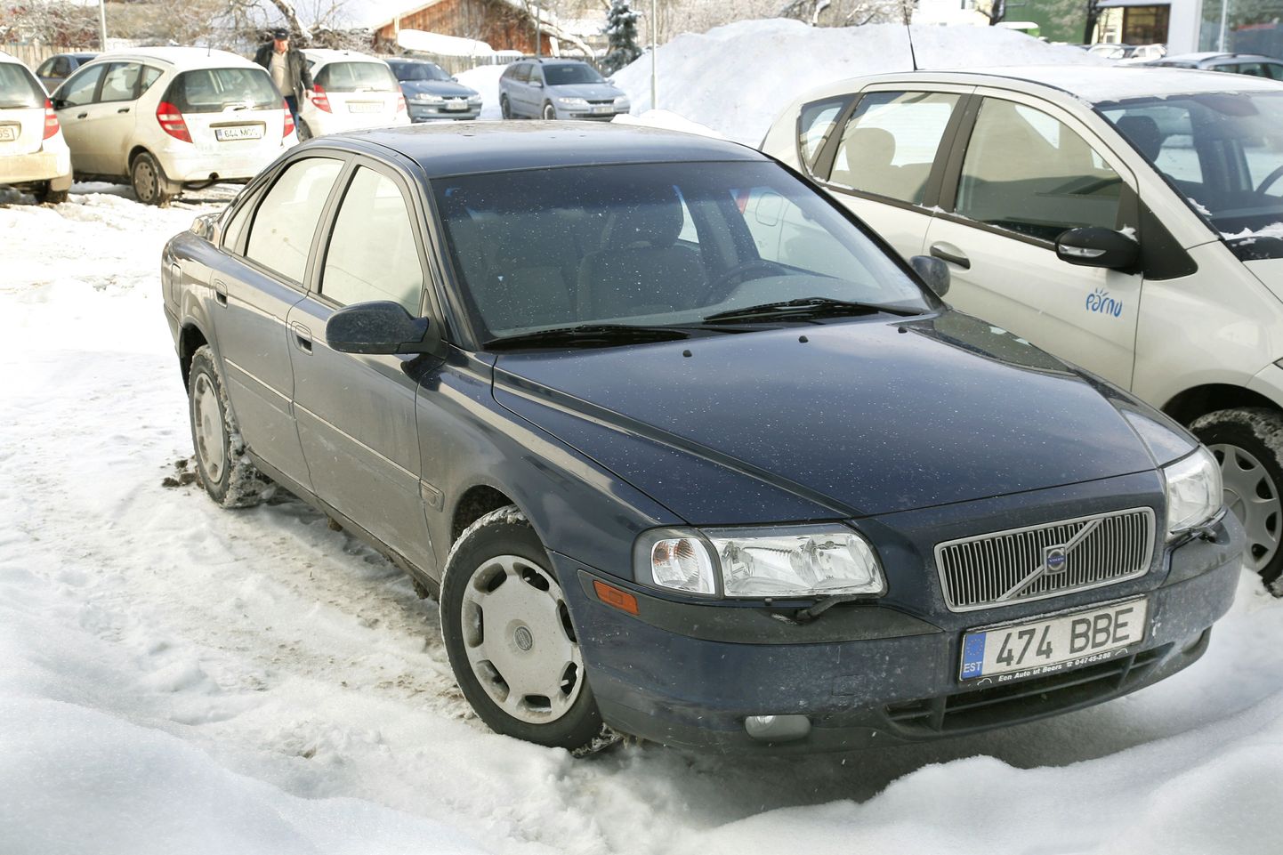 Pärnu linnapea kasutuses olev ametiauto Volvo S 80. Arhiivifoto.