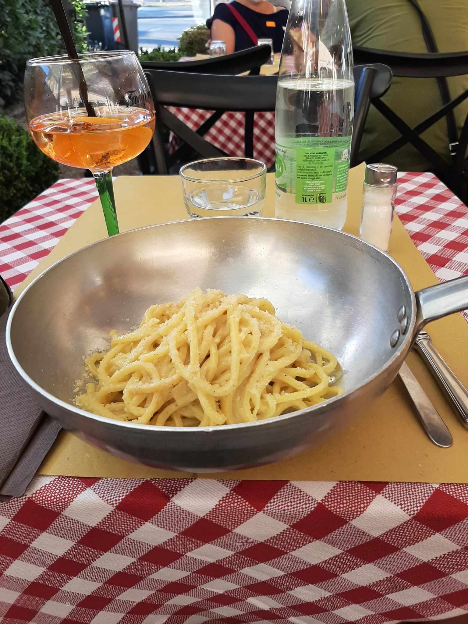 Cacio e Pepe, spagetid lambapiimajuustu ja musta pipraga. FOTO: Taavi Kristjuhan