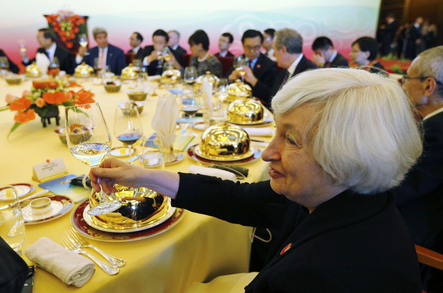 USA keskpanga juht Janet Yellen oli eile Hiinas USA-Hiina strateegilise ja majandusliku dialoogi töölõunal.