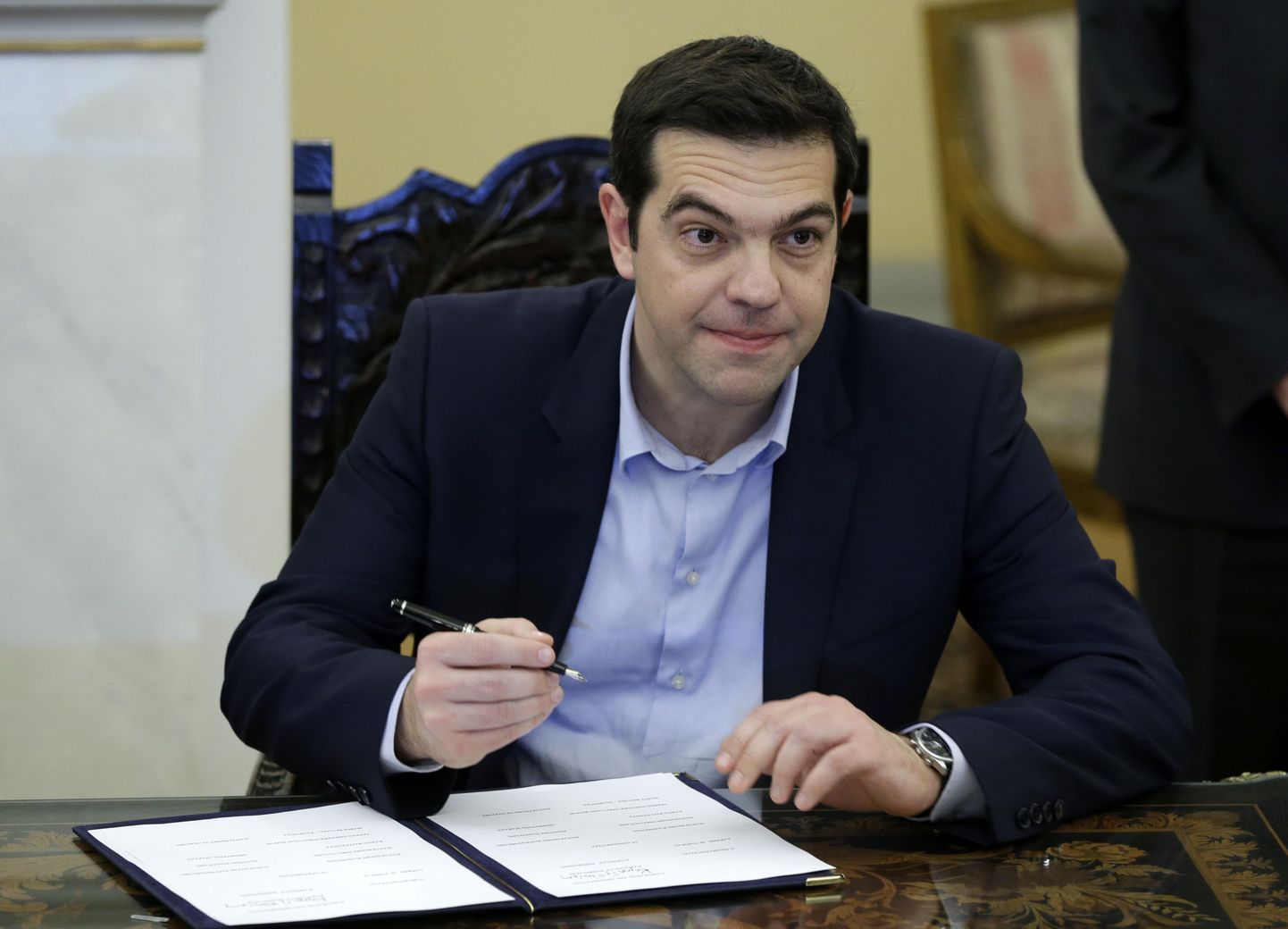 Новый премьер-министр Греции Алексис Ципрас.