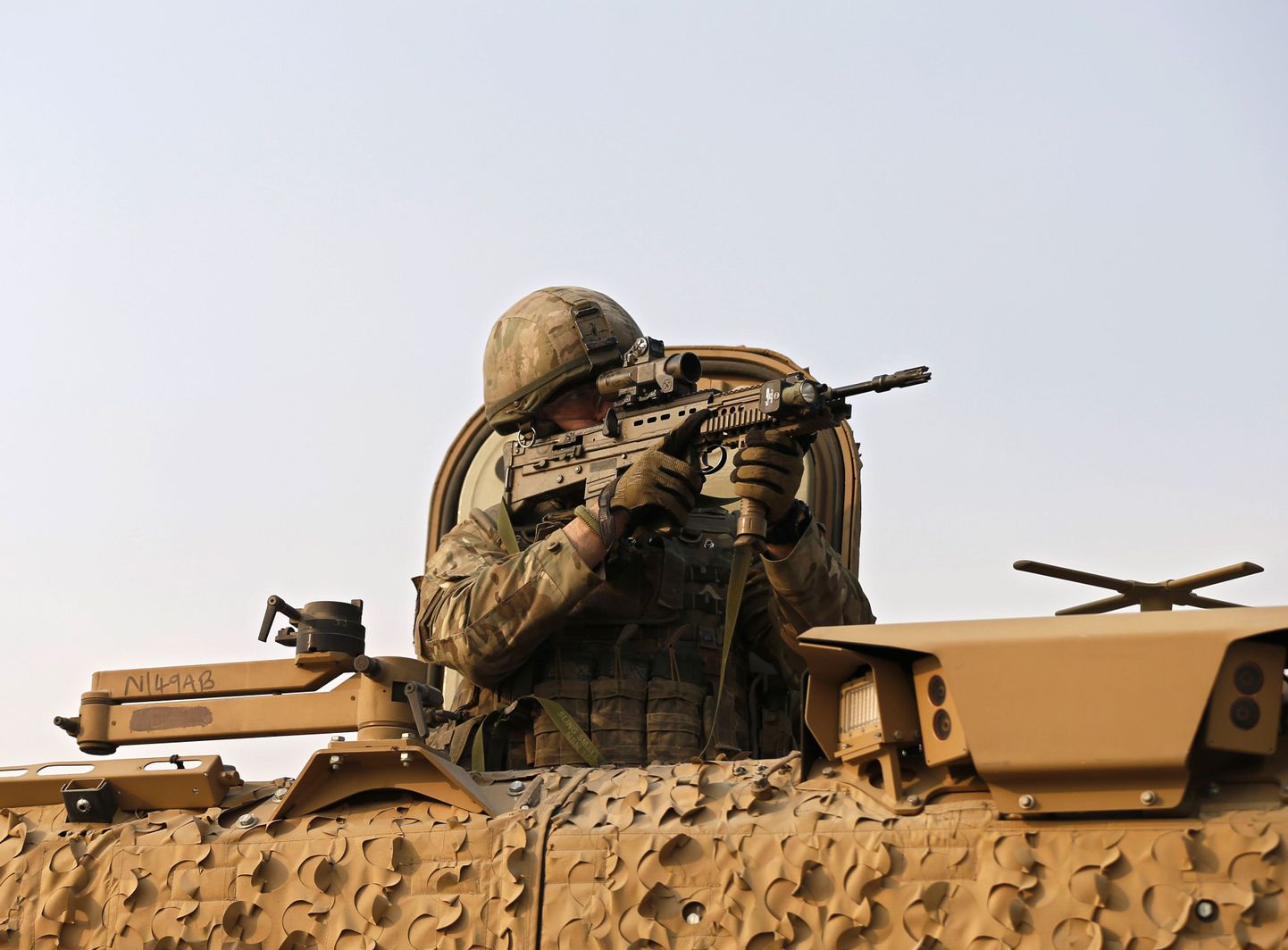 Briti sõdur missioonil Afganistanis.