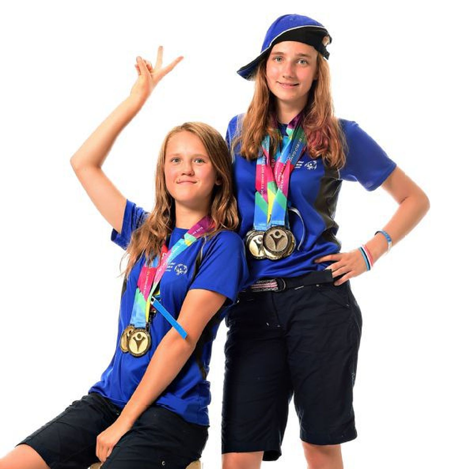 Eliisabet Mändmets ja Marleen Käämer saavutasid Los Angeleses eriolümpia maailmamängudel palju medaleid.