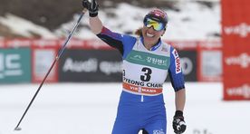 MK-etapil viimati kolme aasta eest võidutsenud Kowalczyk triumfeeris Pyeongchangis