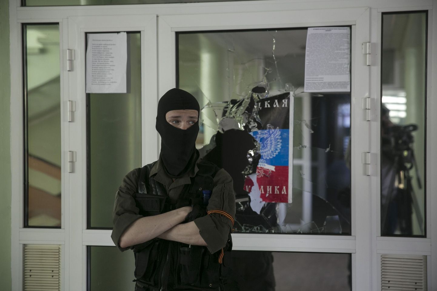Venemeelsed separatistid tundsid end Mariupoli linnavalitsuses kindlalt juba 26. aprillil.
