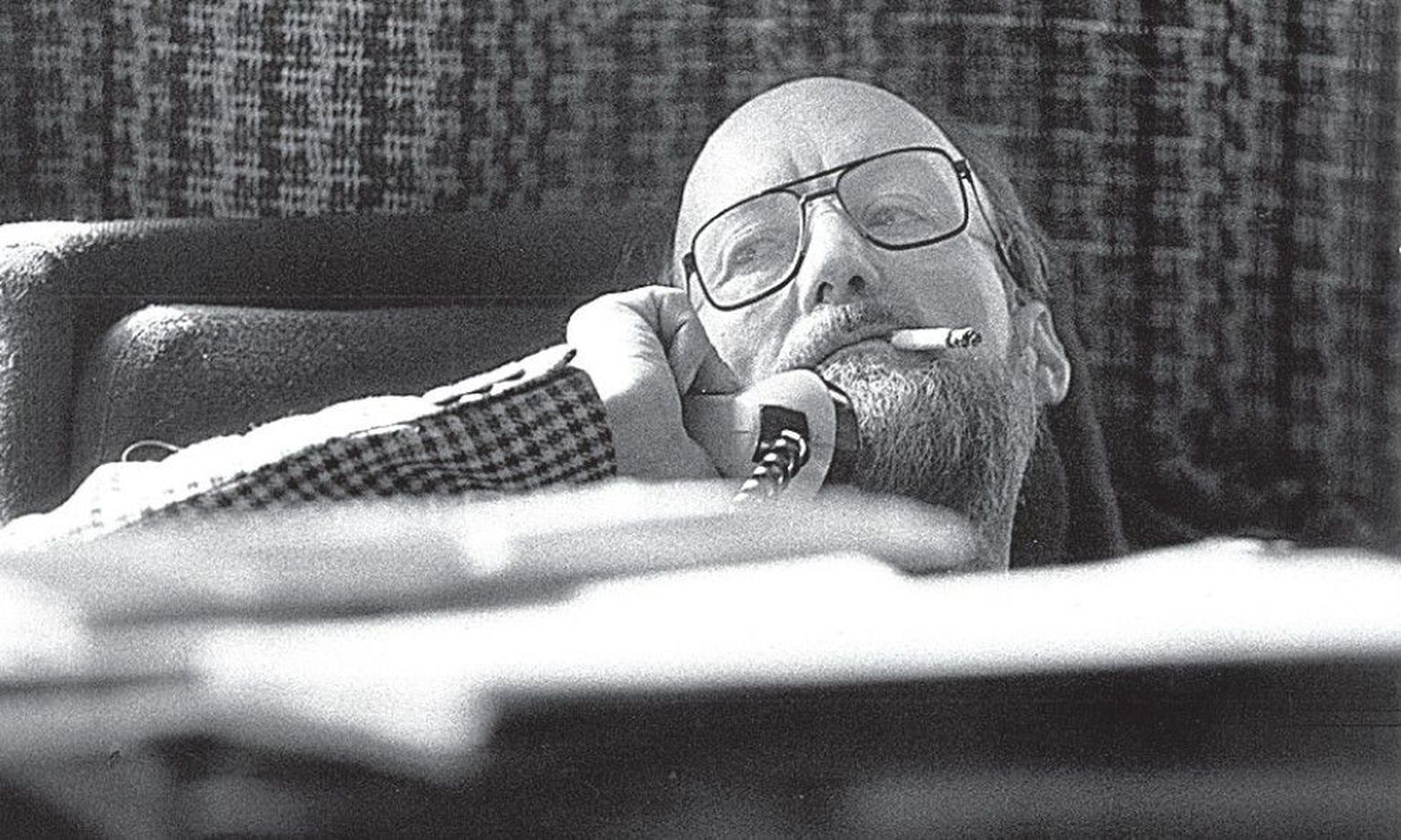 Jaan Ruus aktsioonis. Aasta on 1992.