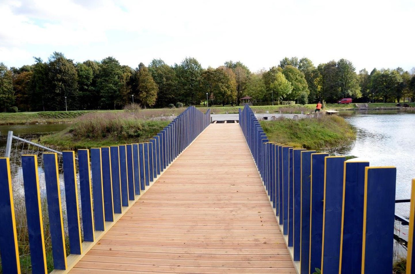 Второй этап реновации парка в Кохтла-Ярве близится к завершению.
