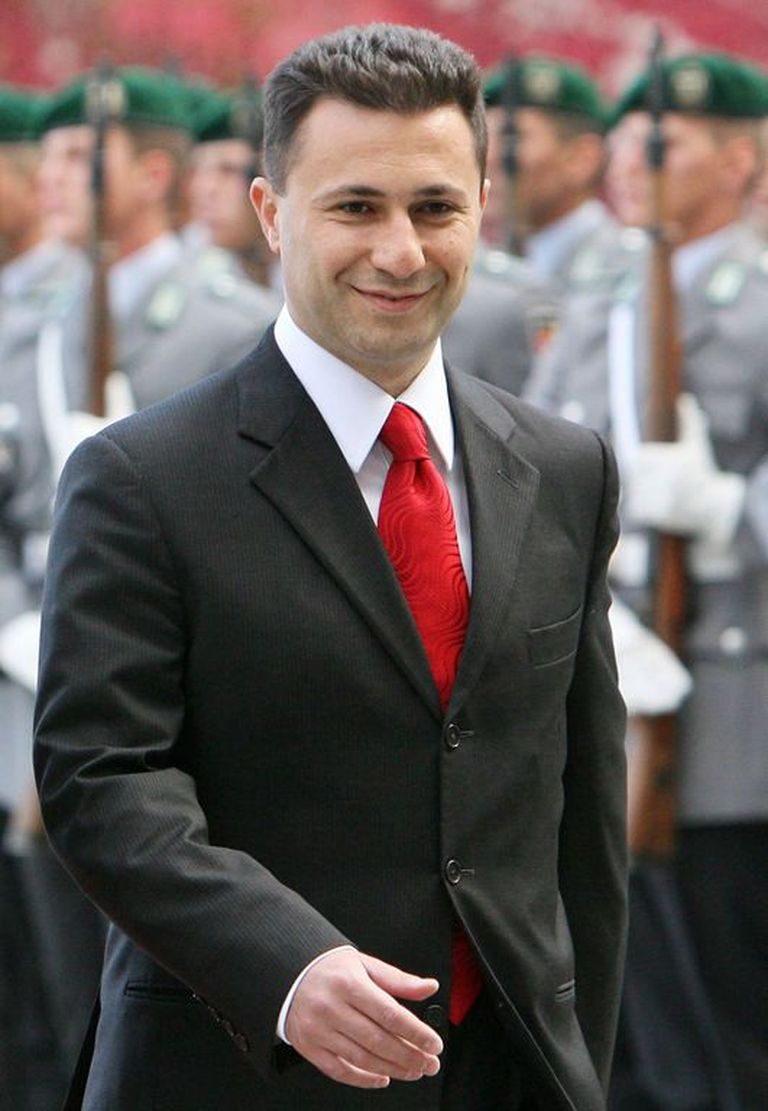Makedoonia peaminister Nikola Gruevski. Foto: AFP/Scanpix