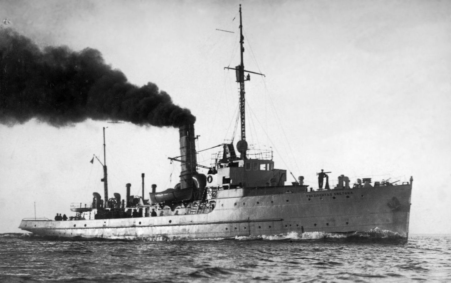 Leedu esimene sõjalaev Prezidentas Smetona.