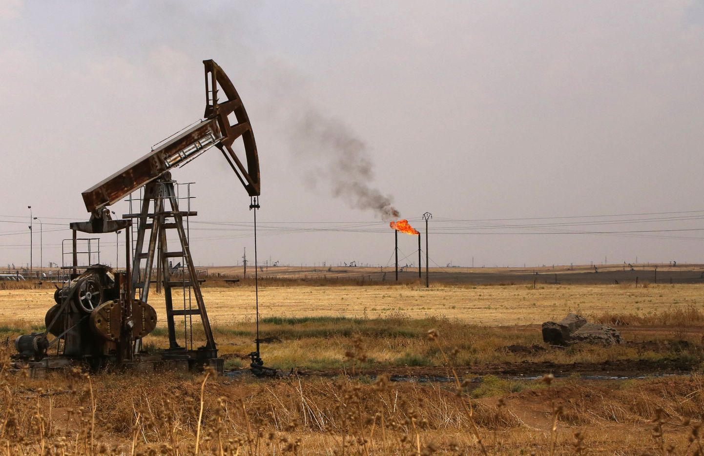 Добыча нефти в Сирии. Снимок иллюстративный.