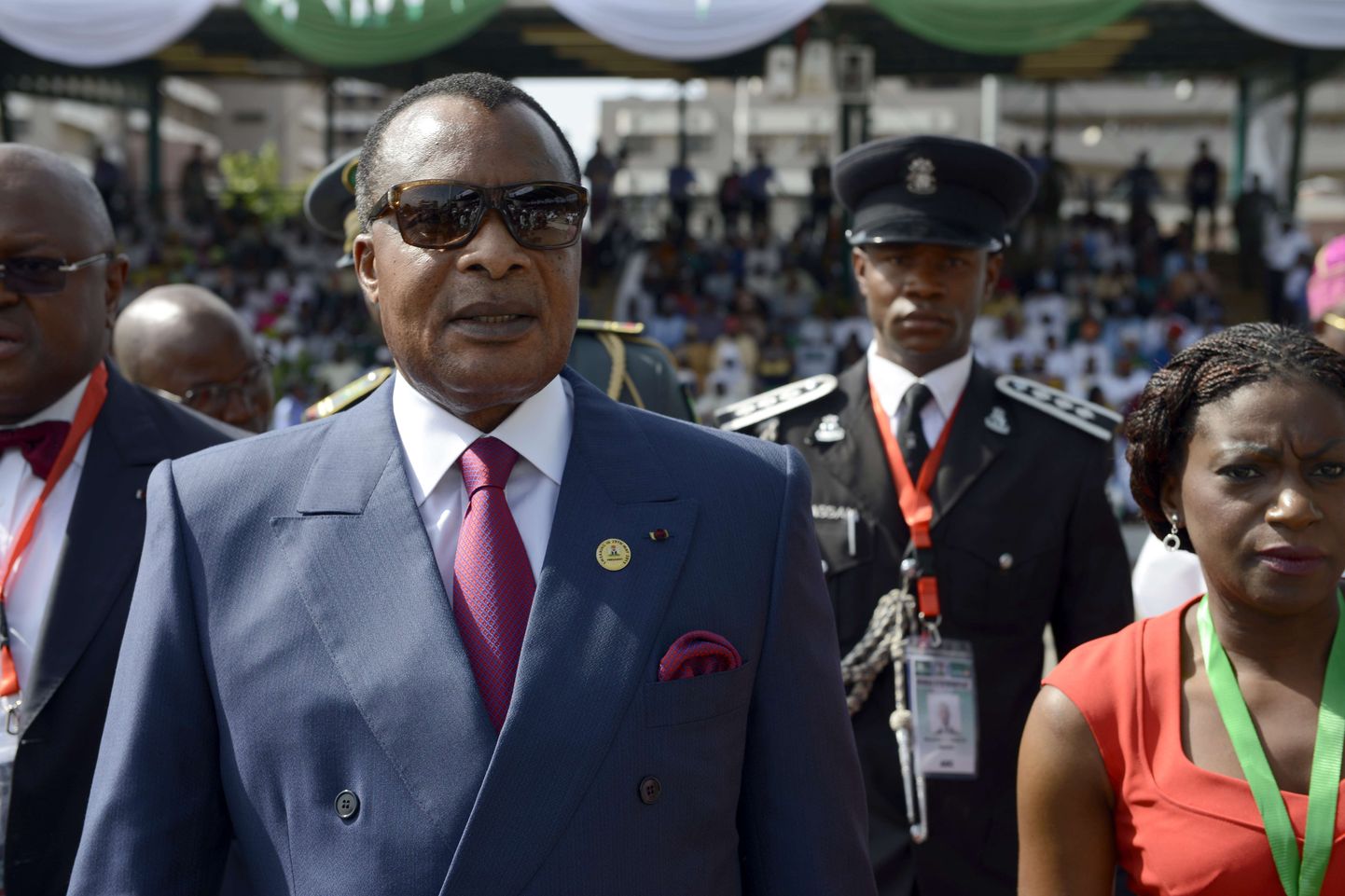 Kongo president Denis Sassou Nguesso.