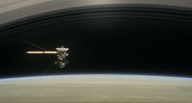 Vaata: Cassini esimesest Saturni rõngaste sööstust avaldati video