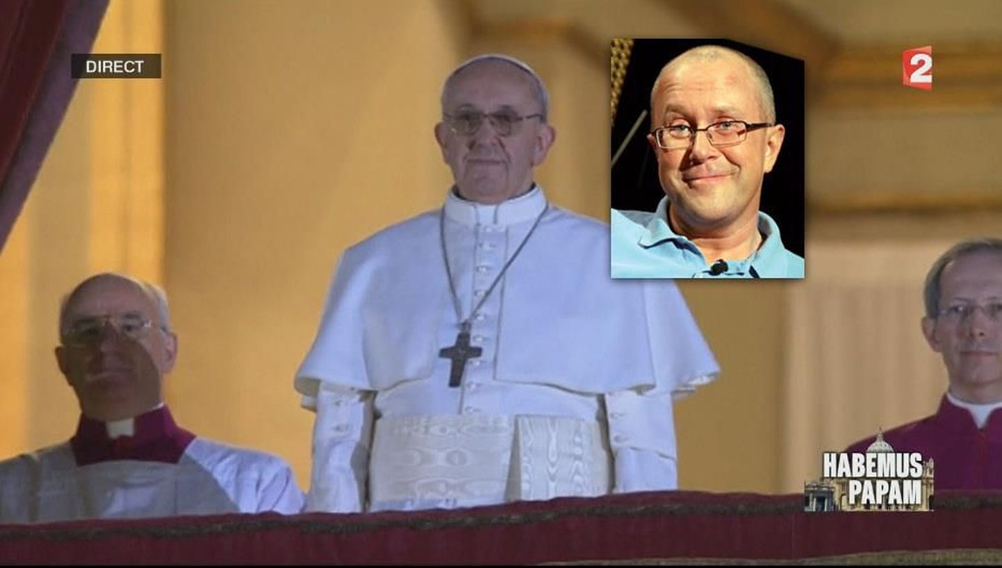Nagu kaks tilka vett - Vatikani uus paavst ja naljamees Mart Juur