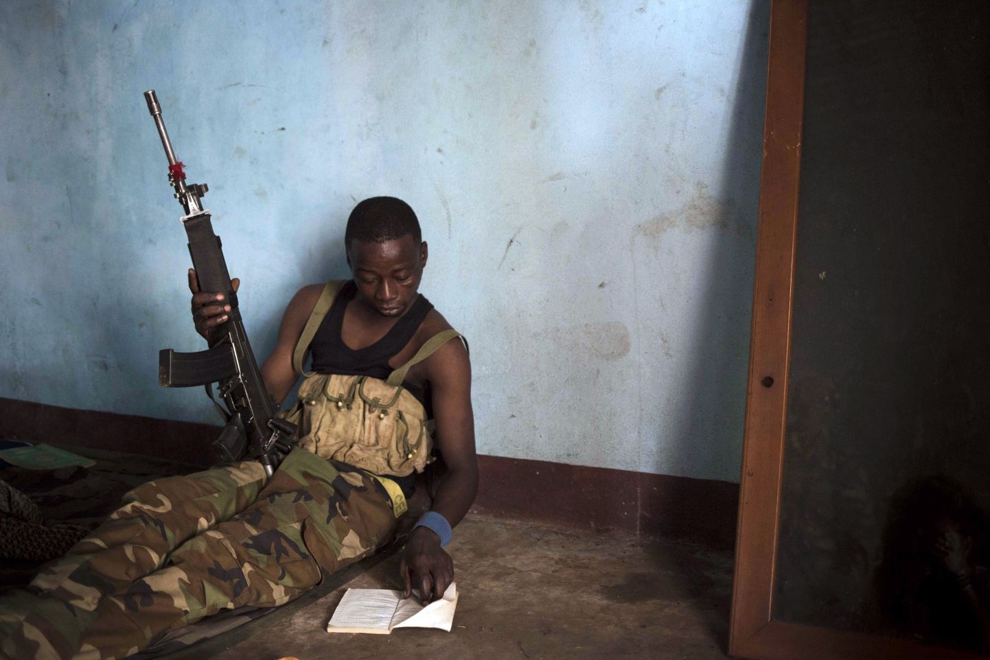 Kesk-Aafrika vabariigi moslemite relvarühmituse Seleka võitleja Banguis.