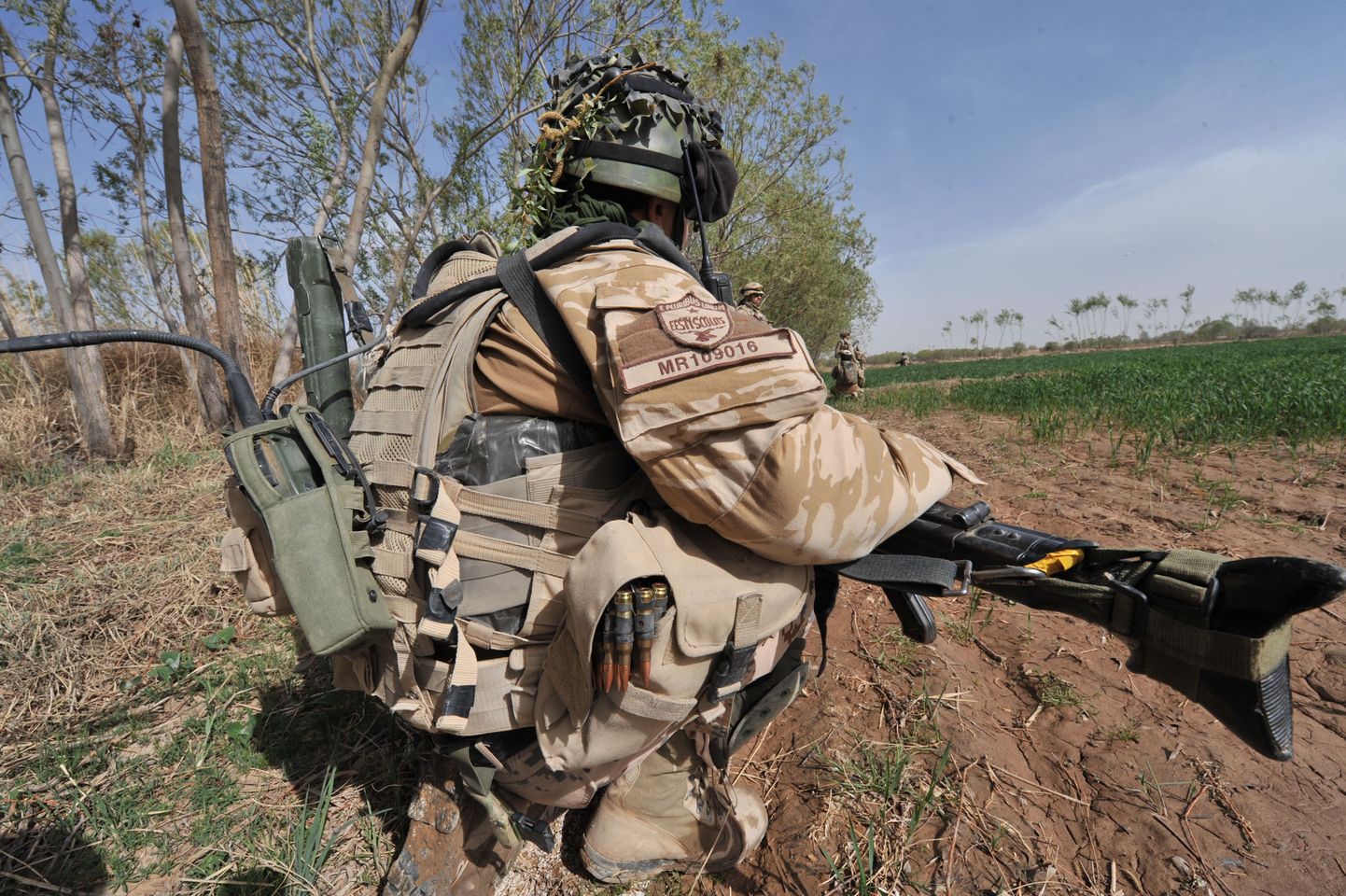 Иллюстративный снимок. Боец миссии ISAF в Афганистане.