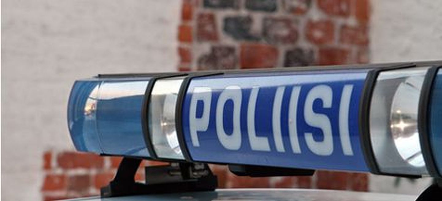Soome politseiauto valguspaneel