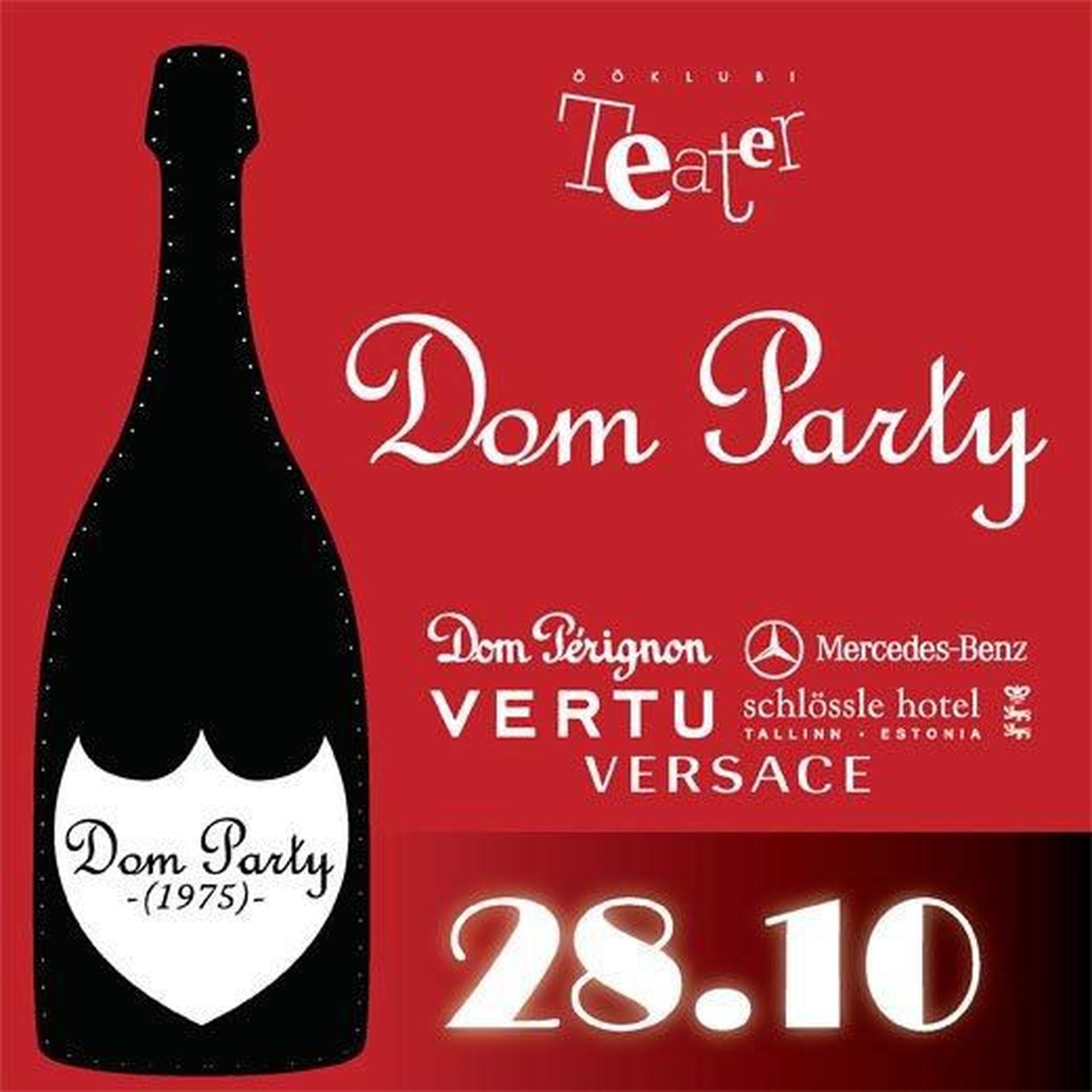 Dom Party on lõbus üritus, mis valmisb koostöös maailmakuulsate brändidega nagu Versace, Vertu, Dom Perignon jpt.