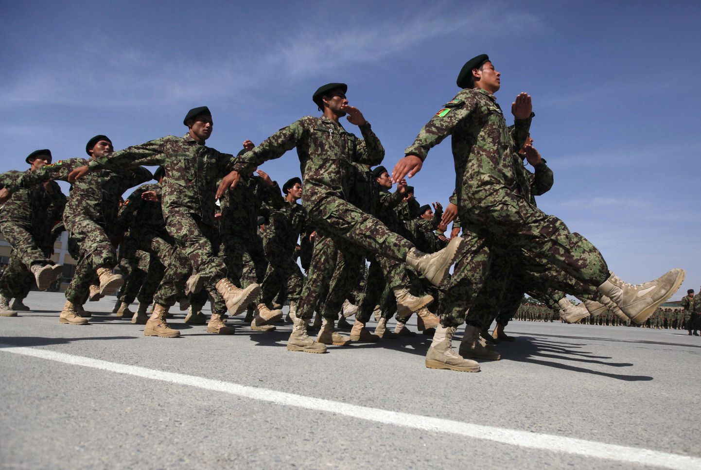 Afganistani armee sõdurid.