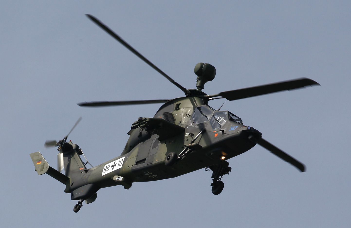 Prantsuse konsortsiumi mudeli Eurocopter Tiger.