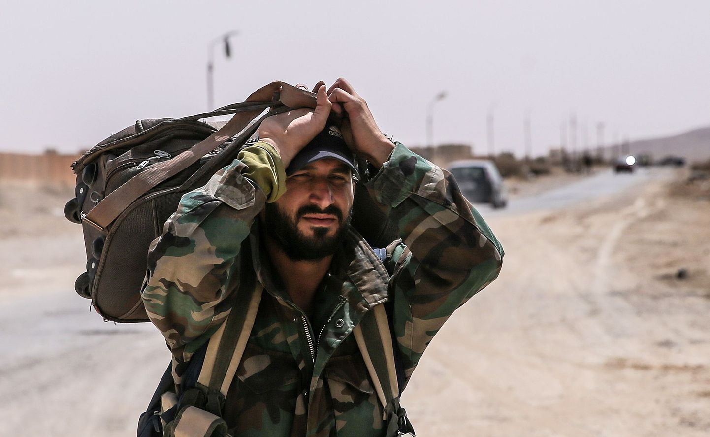 Süüria valitsusvägede sõdur.