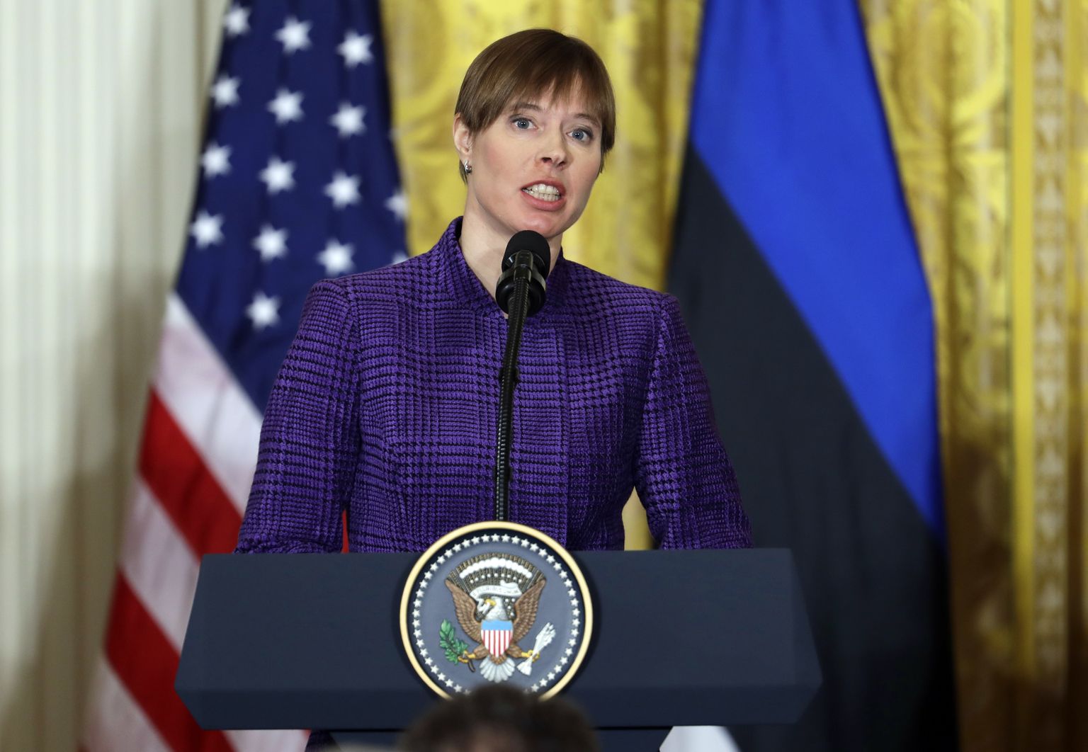 Kersti Kaljulaid eelmisel USA visiidil.