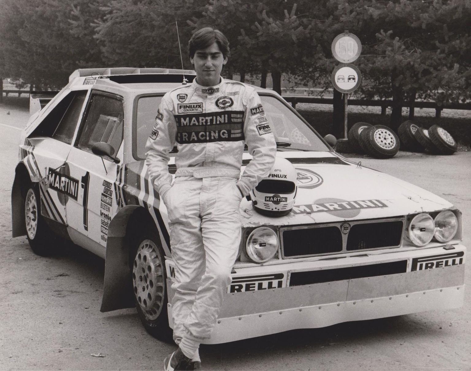 Henri Toivonen ja tema Lancia Delta S4.
